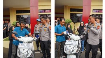 Dua Pekan Hilang Dicuri, Motor Warga Bandung Akhirnya Kembali Berkat Polisi