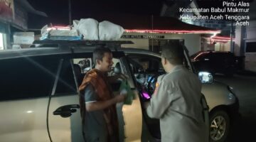 Perkuat Pengawasan Perbatasan Aceh–Sumut, Polres Aceh Tenggara melalui Polsub Sektor Lawe Pakam Periksa Kendaraan dan Antisipasi Narkoba